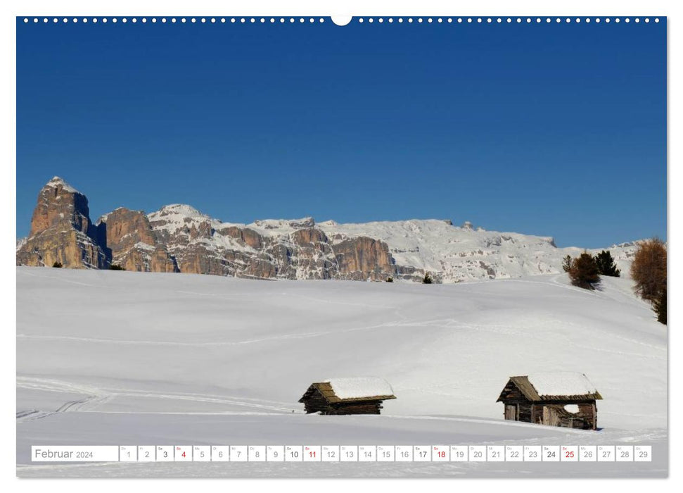 Known and unknown hiking destinations in South Tyrol (CALVENDO wall calendar 2024) 