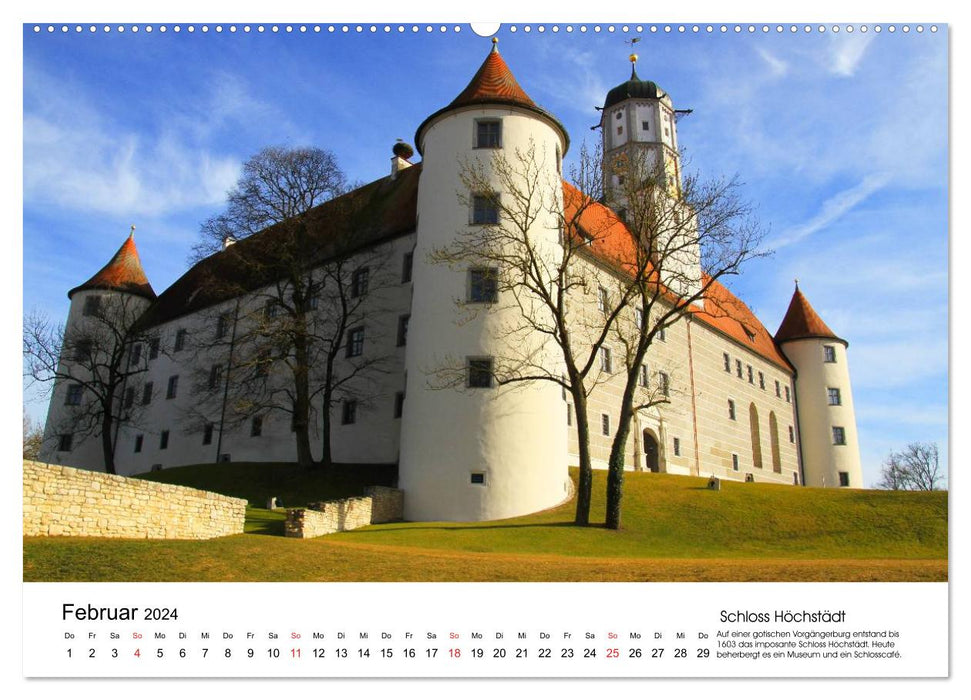 Deutschlands Burgen - Von der Burg zum Schloss (CALVENDO Premium Wandkalender 2024)