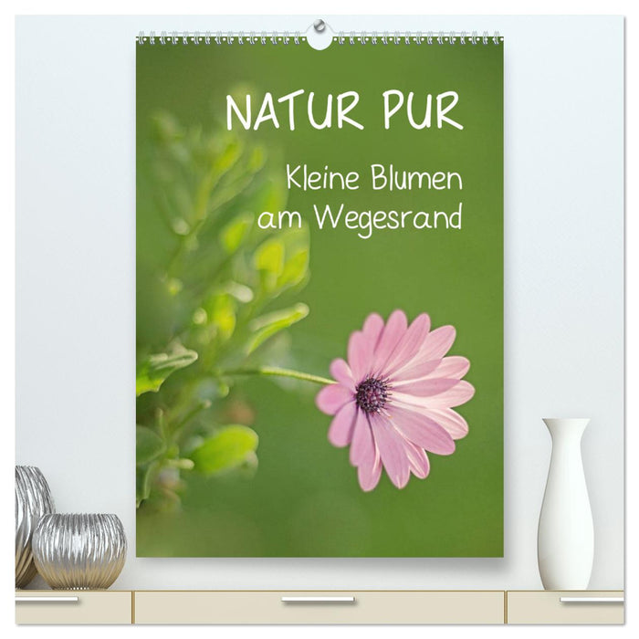 PURE NATURE Small flowers along the way (CALVENDO Premium Wall Calendar 2024) 