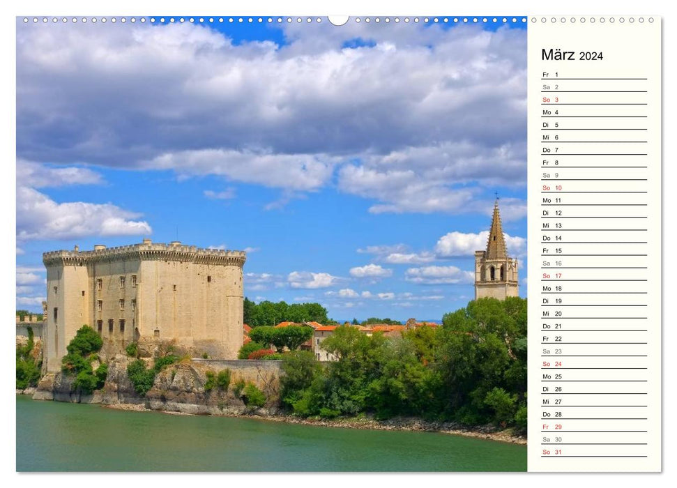 Provence - Zwischen Meer und Alpen (CALVENDO Premium Wandkalender 2024)