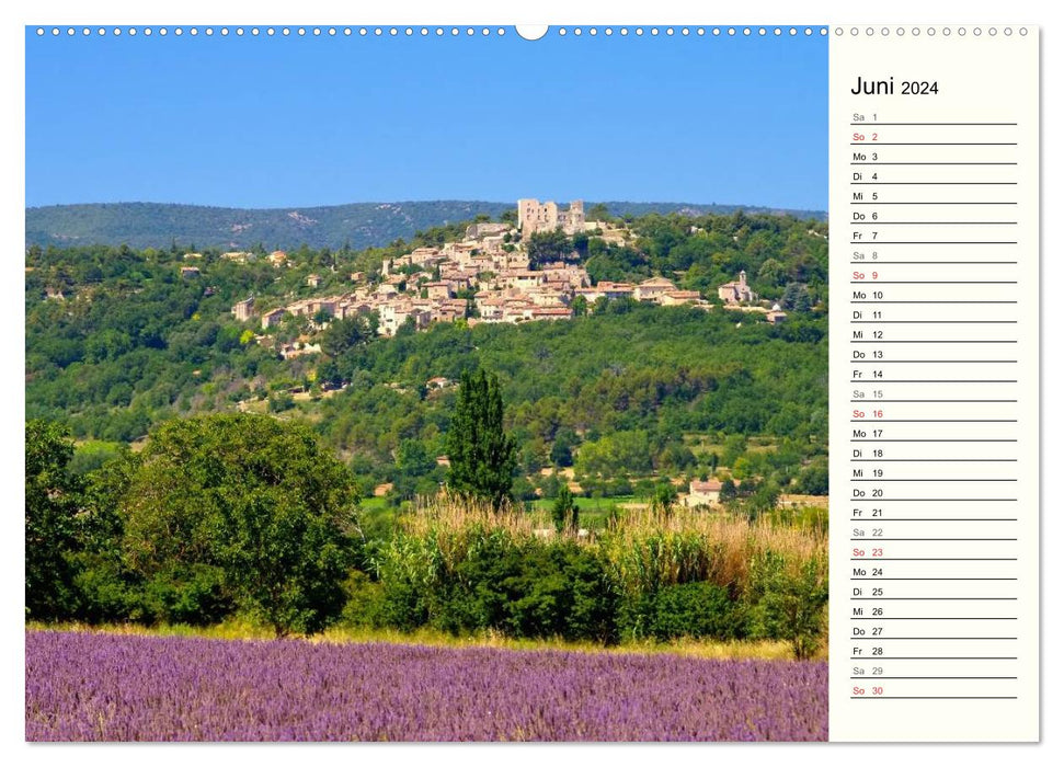 Provence - Between Sea and Alps (CALVENDO Premium Wall Calendar 2024) 