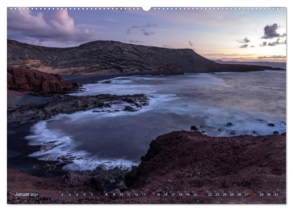 Lanzarote - beauté brute (Calendrier mural CALVENDO 2024) 