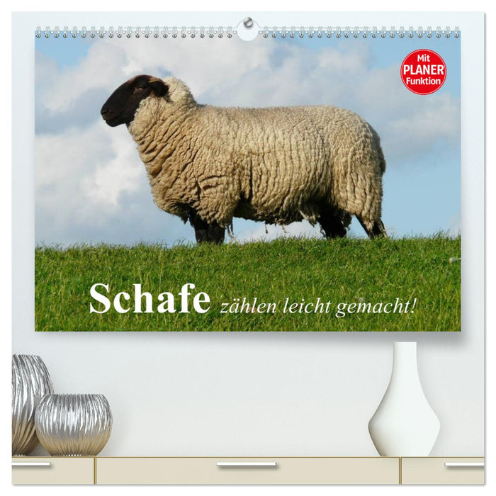 Counting sheep made easy! (CALVENDO Premium Wall Calendar 2024) 