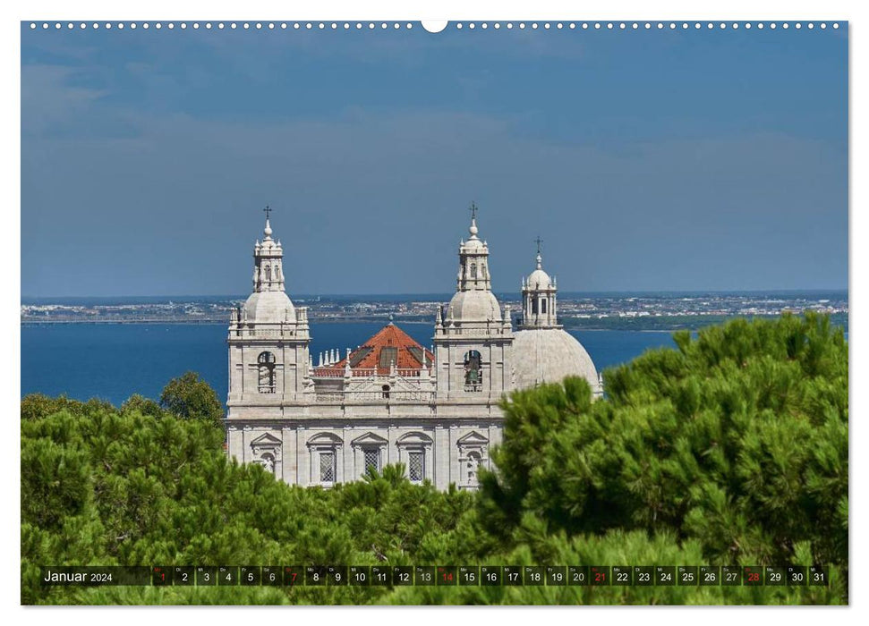 Portugal - Images de trois villes (Calendrier mural CALVENDO 2024) 