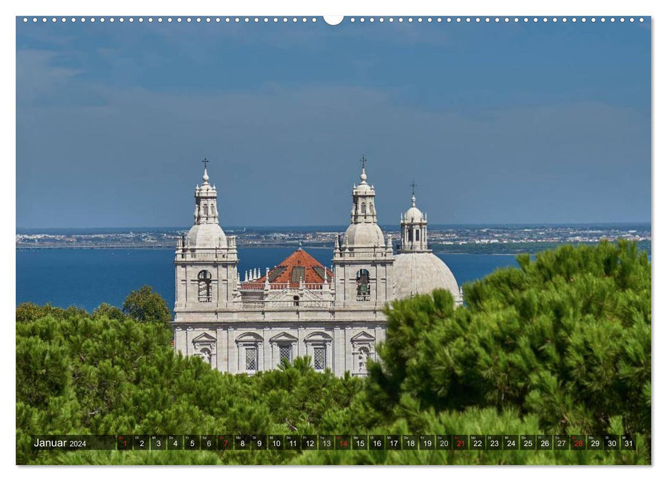 Portugal - Pictures of three cities (CALVENDO wall calendar 2024) 