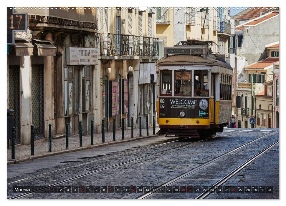 Portugal - Images de trois villes (Calendrier mural CALVENDO 2024) 