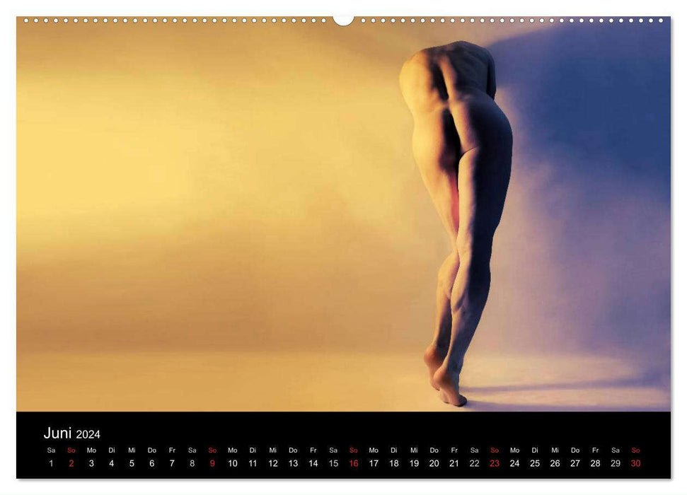 MEN - ACTS BETWEEN STRENGTH AND SENSUALITY (CALVENDO wall calendar 2024) 