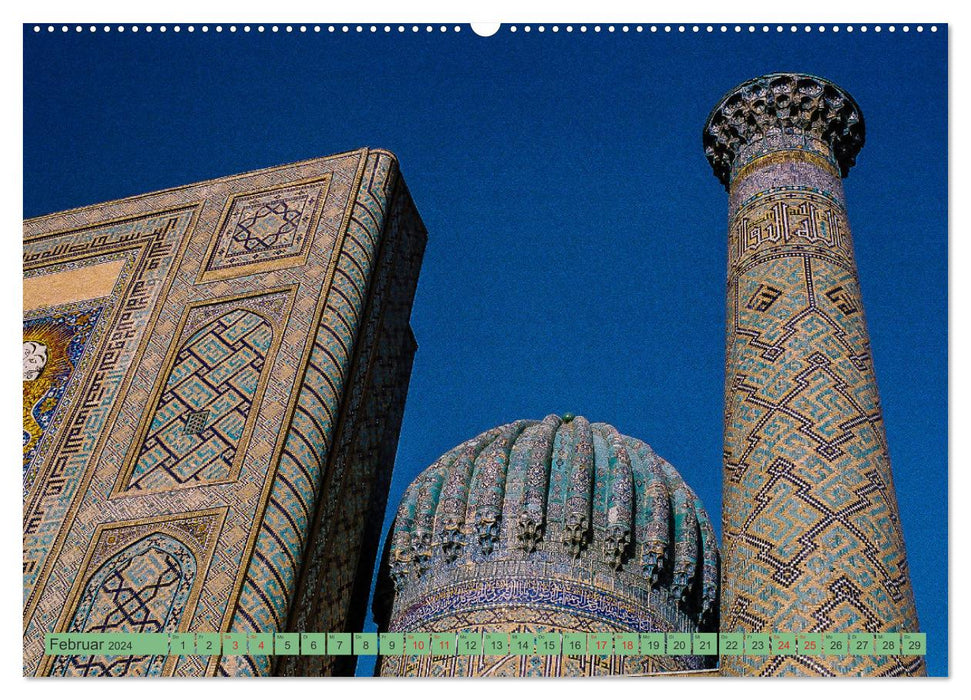 Seidenstraße - Khiva bis Lanzhou (CALVENDO Premium Wandkalender 2024)