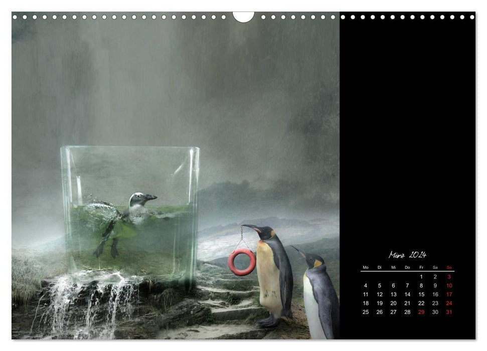 Traveling in the realm of fantasy (CALVENDO wall calendar 2024) 