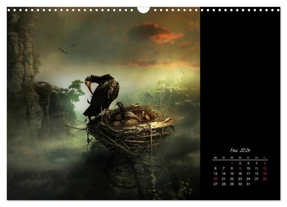 Traveling in the realm of fantasy (CALVENDO wall calendar 2024) 