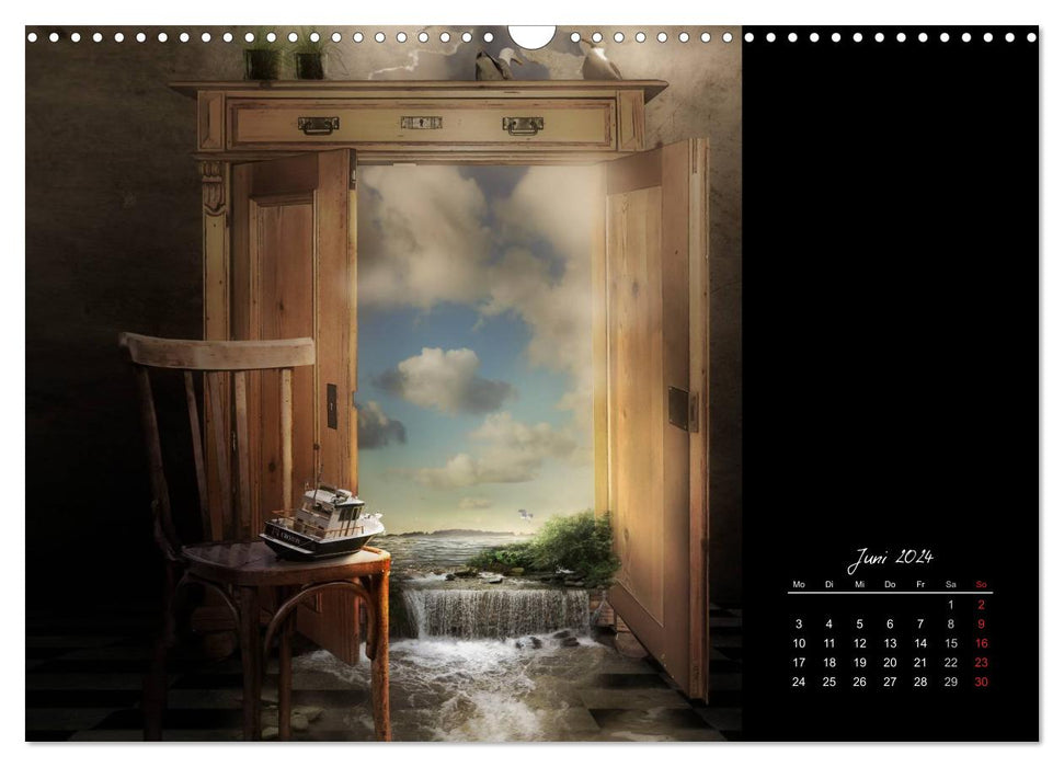 Traveling in the realm of fantasy (CALVENDO wall calendar 2024) 