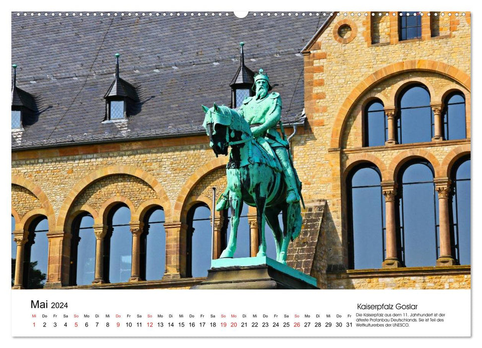 Germany's castles - mighty fortresses and old castles (CALVENDO wall calendar 2024) 