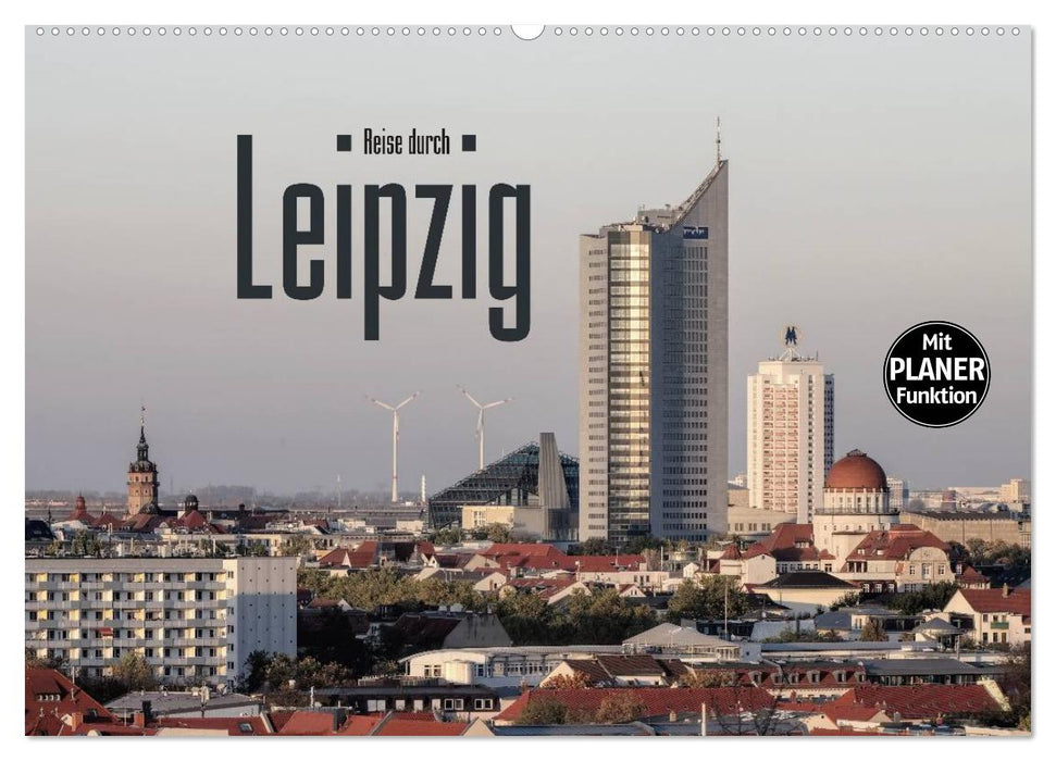 Voyage à travers Leipzig (calendrier mural CALVENDO 2024) 