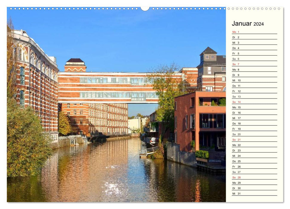 Journey through Leipzig (CALVENDO wall calendar 2024) 