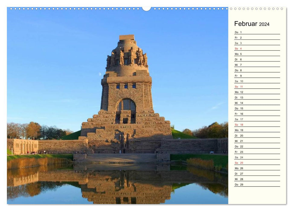 Reise durch Leipzig (CALVENDO Wandkalender 2024)