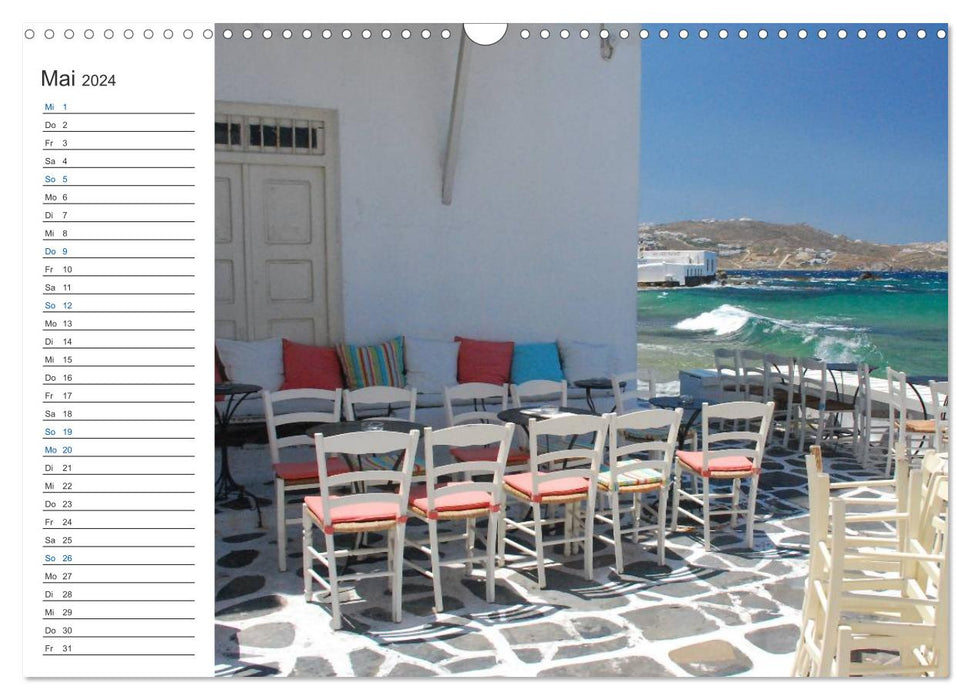 My Greece - Favorite Places (CALVENDO Wall Calendar 2024) 