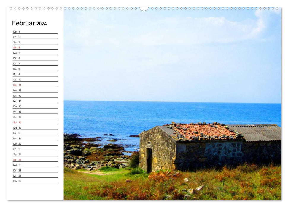 Camino Portugues - Jakobsweg (CALVENDO Premium Wandkalender 2024)