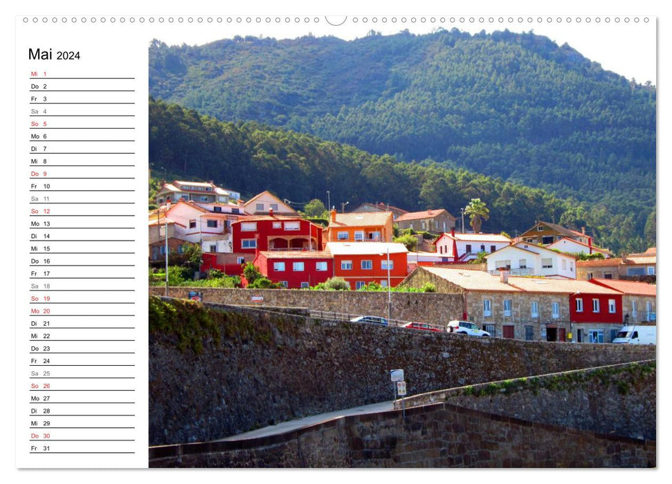 Camino Portugues - Way of St. James (CALVENDO Premium Wall Calendar 2024) 