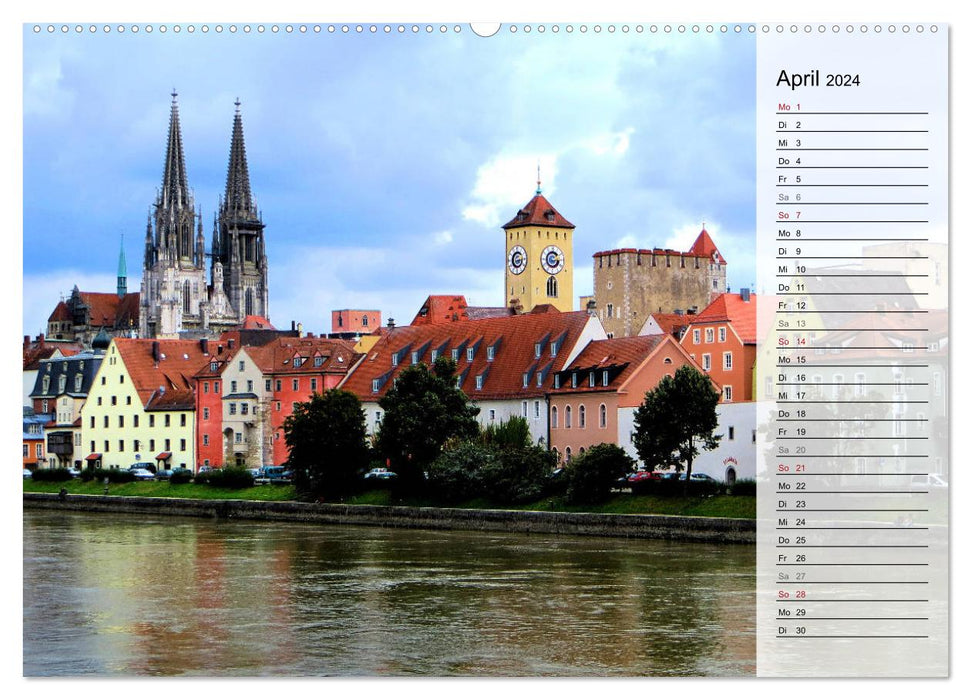 REGENSBURG - Impressionen (CALVENDO Premium Wandkalender 2024)