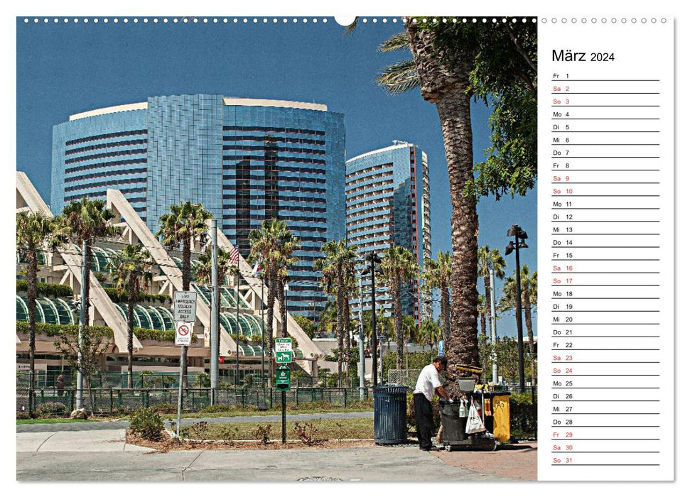 San Diego (CALVENDO Premium Wandkalender 2024)