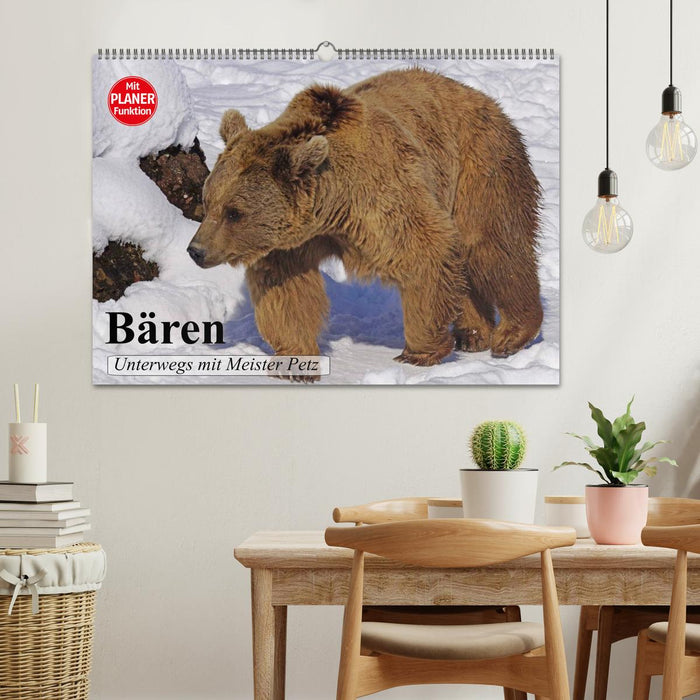 Bears. On the road with Master Petz (CALVENDO wall calendar 2024) 