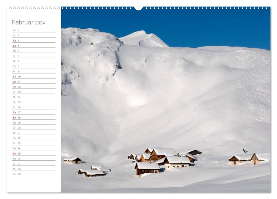 Wonderful places in South Tyrol (CALVENDO Premium Wall Calendar 2024) 
