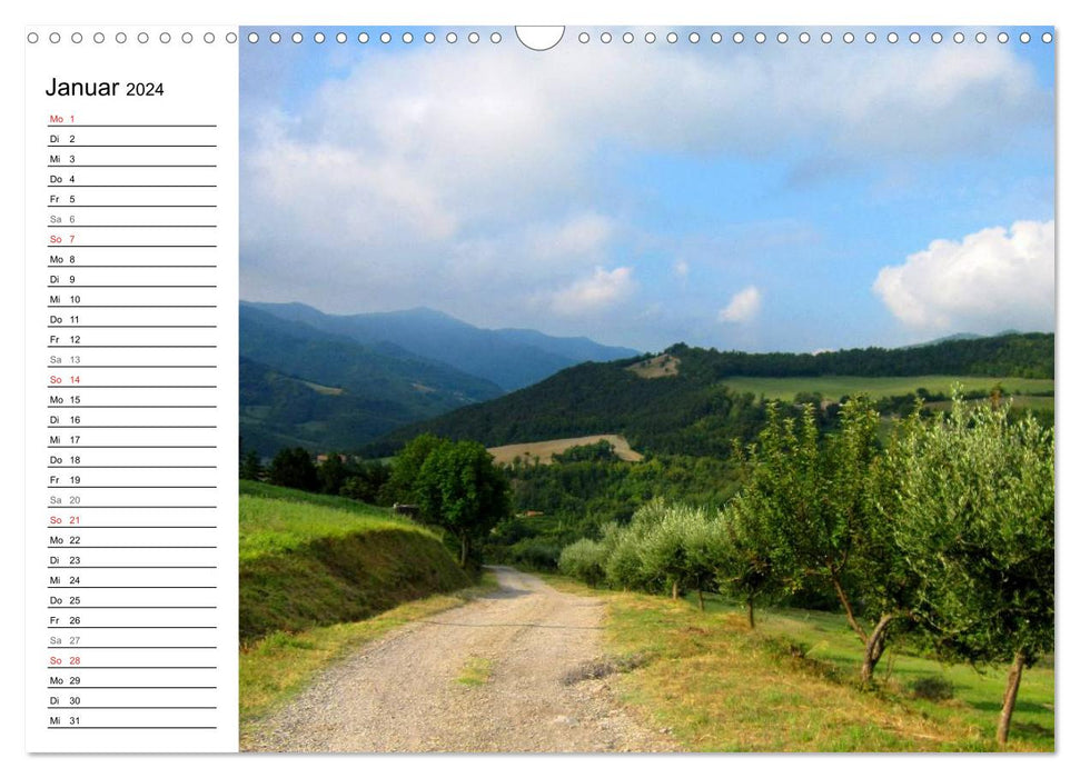 Chemin François - Camino di Assisi (Calendrier mural CALVENDO 2024)