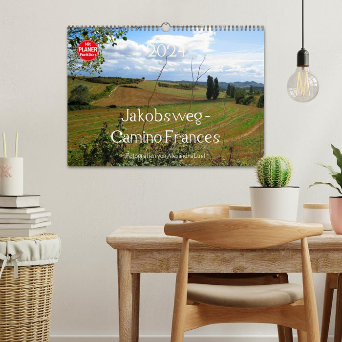 Way of St. James - Camino Frances (CALVENDO wall calendar 2024) 