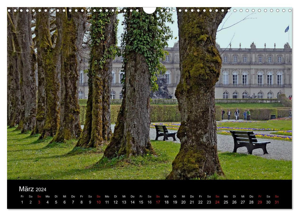 Plätze der Ruhe und des Staunens - Bänke an faszinierenden Orten (CALVENDO Wandkalender 2024)