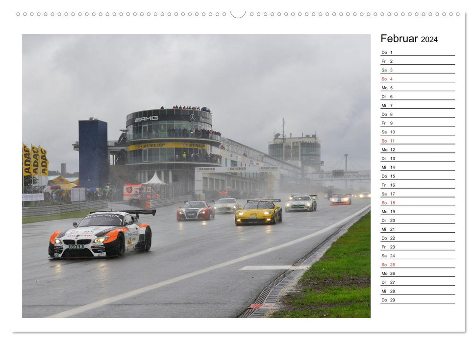 Faszination Motorsport am Nürburgring (CALVENDO Premium Wandkalender 2024)