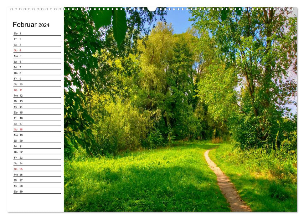 Natural Paradise Barnim (CALVENDO Premium Wall Calendar 2024) 