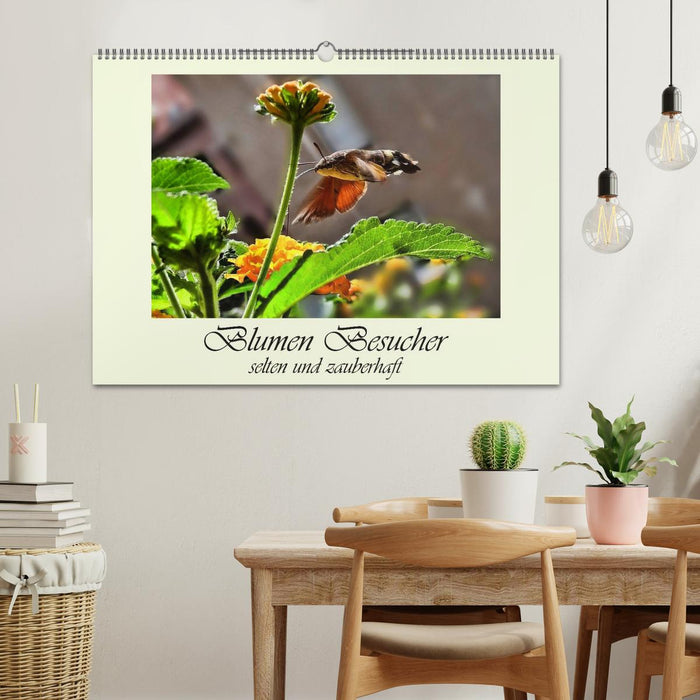 Flower visitors - rare and magical (CALVENDO wall calendar 2024) 