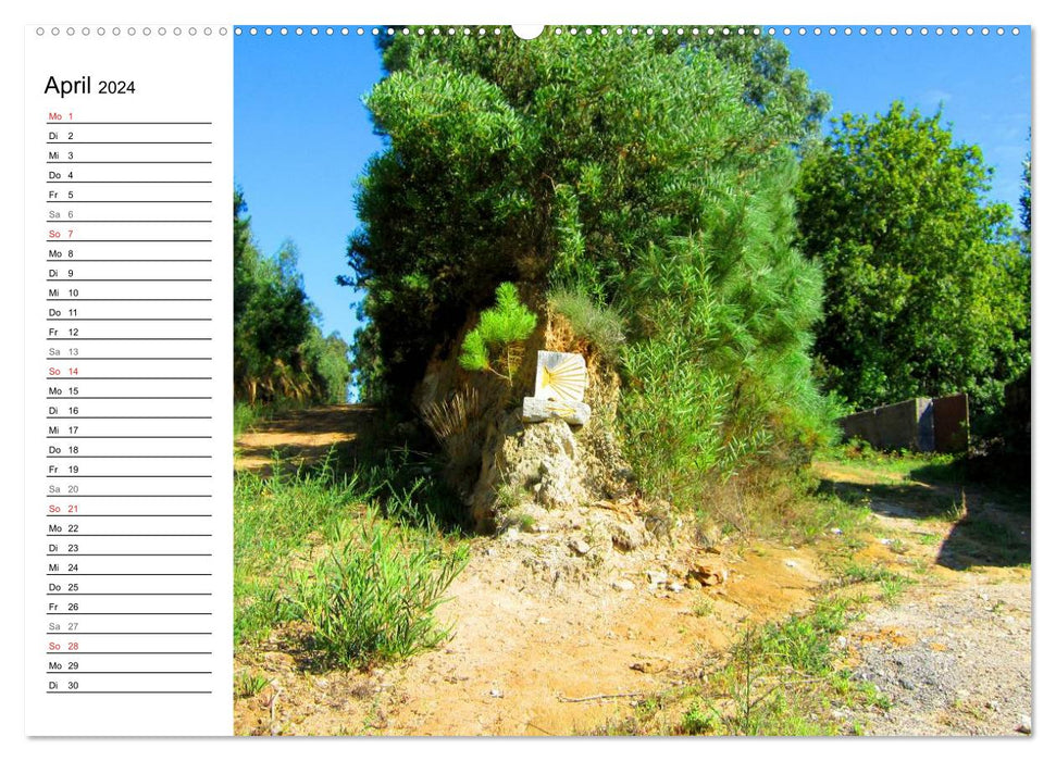 Way of St. James - Camino Portugues (CALVENDO wall calendar 2024) 