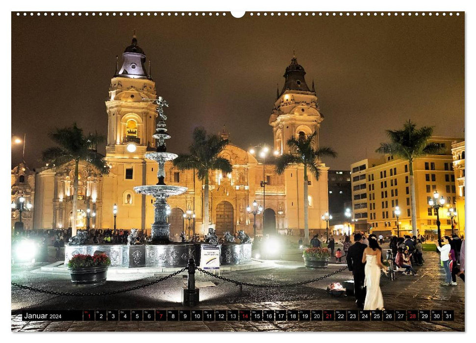 Pérou - Bolivie. Un voyage sud-américain dans deux pays (calendrier mural CALVENDO 2024) 