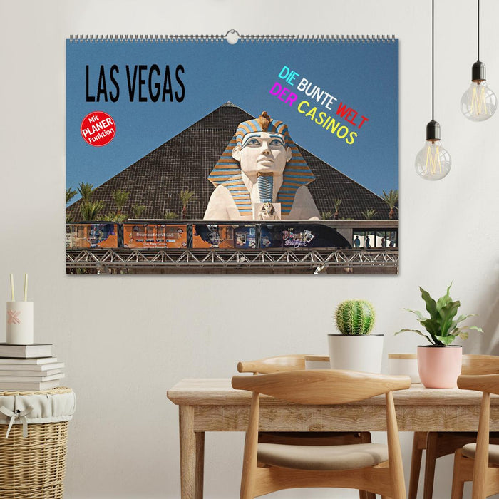 Las Vegas - The colorful world of casinos (CALVENDO wall calendar 2024) 