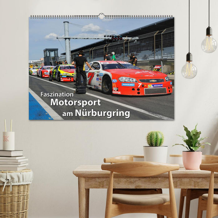 La fascination du sport automobile au Nürburgring (calendrier mural CALVENDO 2024) 