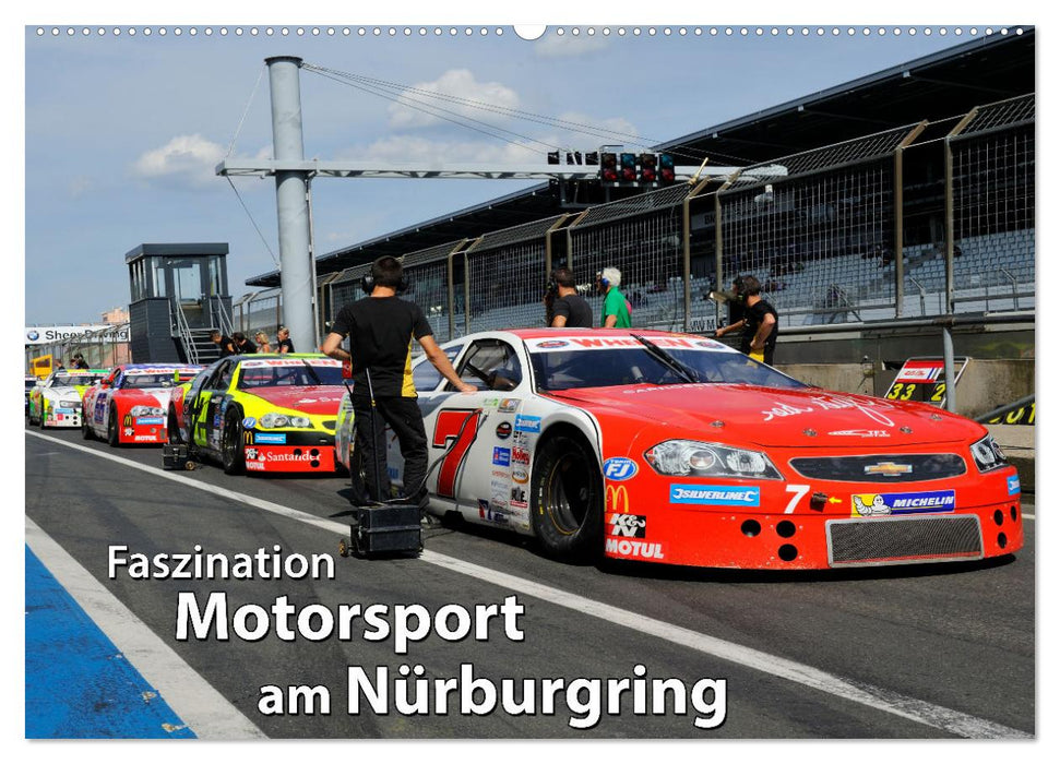 La fascination du sport automobile au Nürburgring (calendrier mural CALVENDO 2024) 