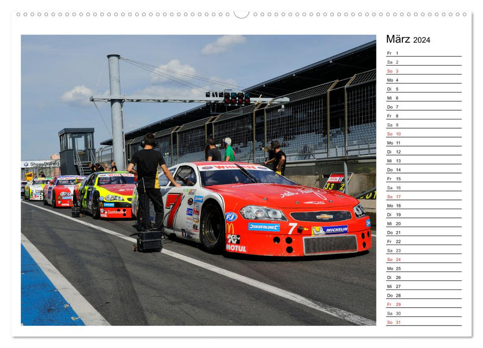 La fascination du sport automobile au Nürburgring (calendrier mural CALVENDO 2024) 