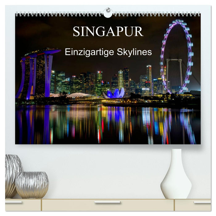 Singapur - Einzigartige Skylines (CALVENDO Premium Wandkalender 2024)