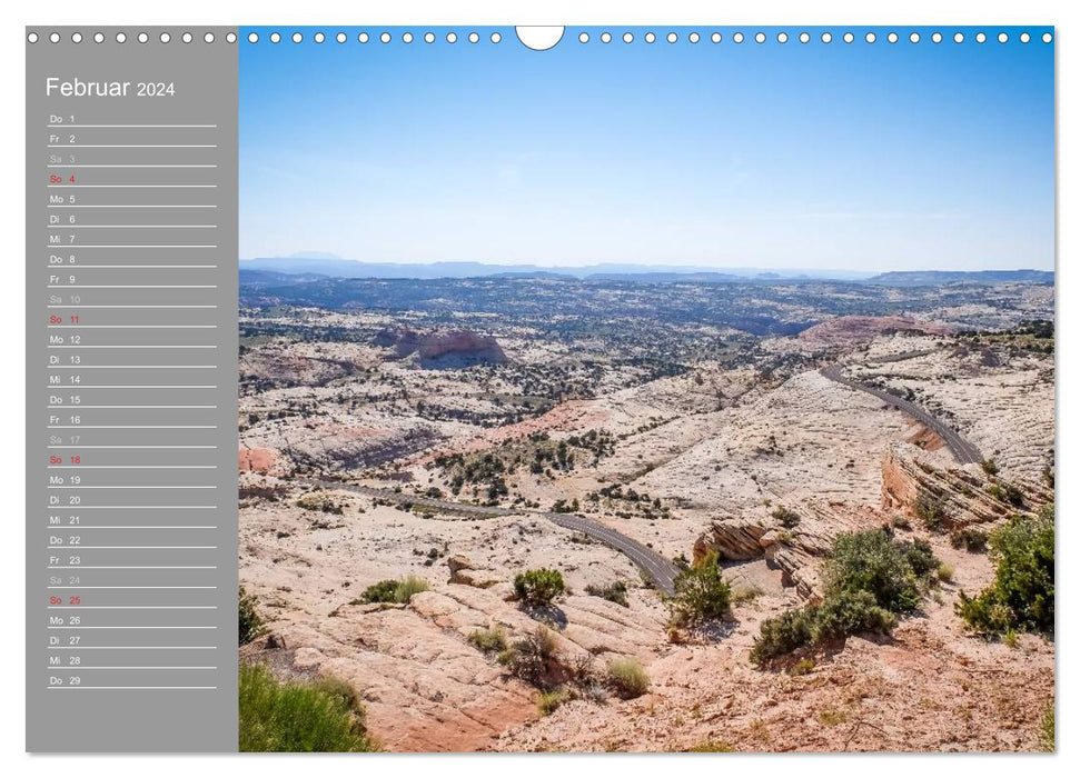 Biker Paradies - Die Canyons der USA (CALVENDO Wandkalender 2024)