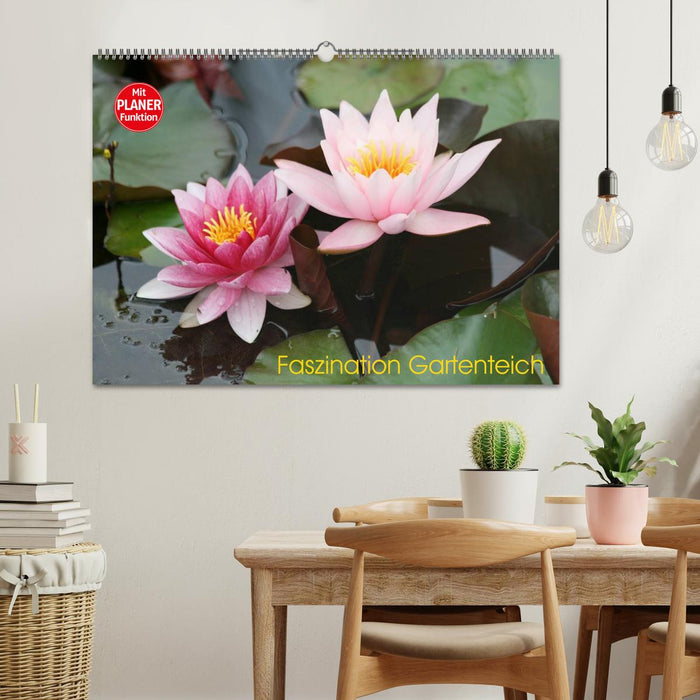 Fascination with a garden pond (CALVENDO wall calendar 2024) 