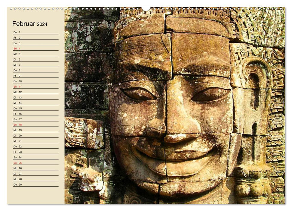 Cambodge. Angkor Wat (Calvendo Premium Calendrier mural 2024) 