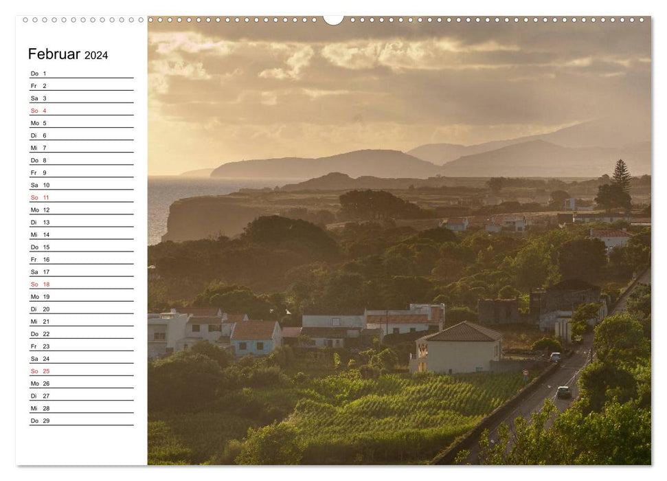 Azoren - São Miguel (CALVENDO Premium Wandkalender 2024)