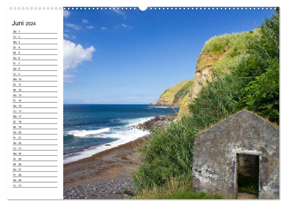 Açores - São Miguel (Calvendo Premium Calendrier mural 2024) 