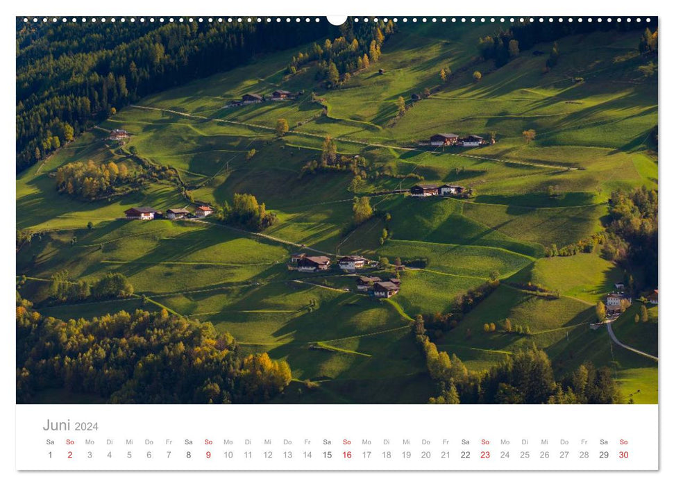 Wundervolle Plätze in Südtirol (CALVENDO Premium Wandkalender 2024)