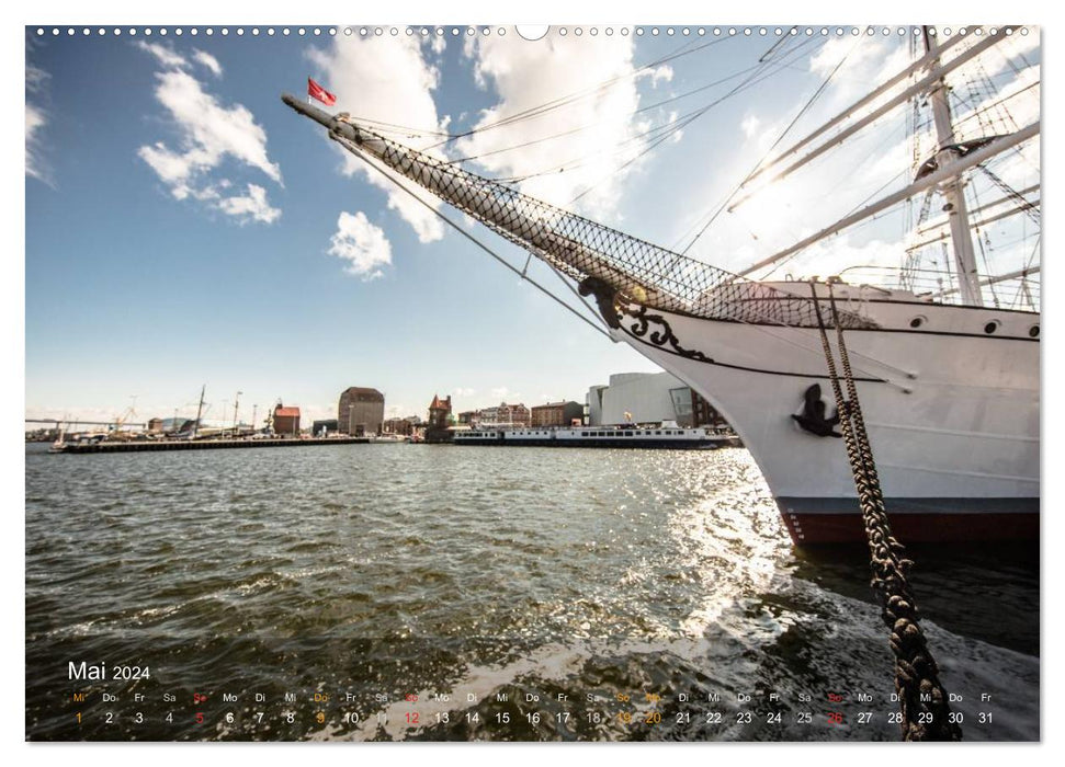 Im Osten viel Schönes - Stralsund (CALVENDO Wandkalender 2024)