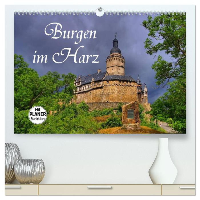 Burgen im Harz (CALVENDO Premium Wandkalender 2024)