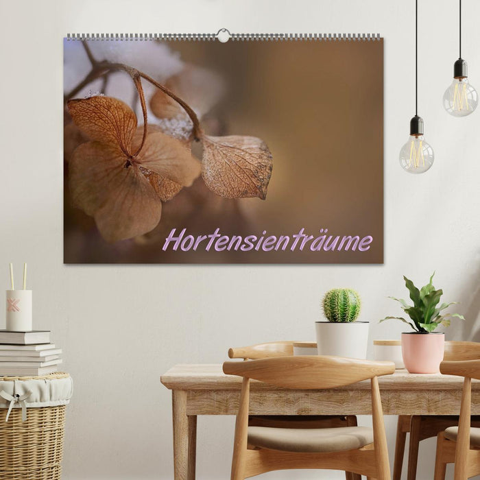 Hortensienträume (CALVENDO Wandkalender 2024)