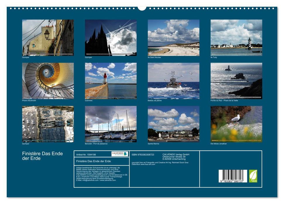 Finistère - Das Ende der Erde (CALVENDO Premium Wandkalender 2024)