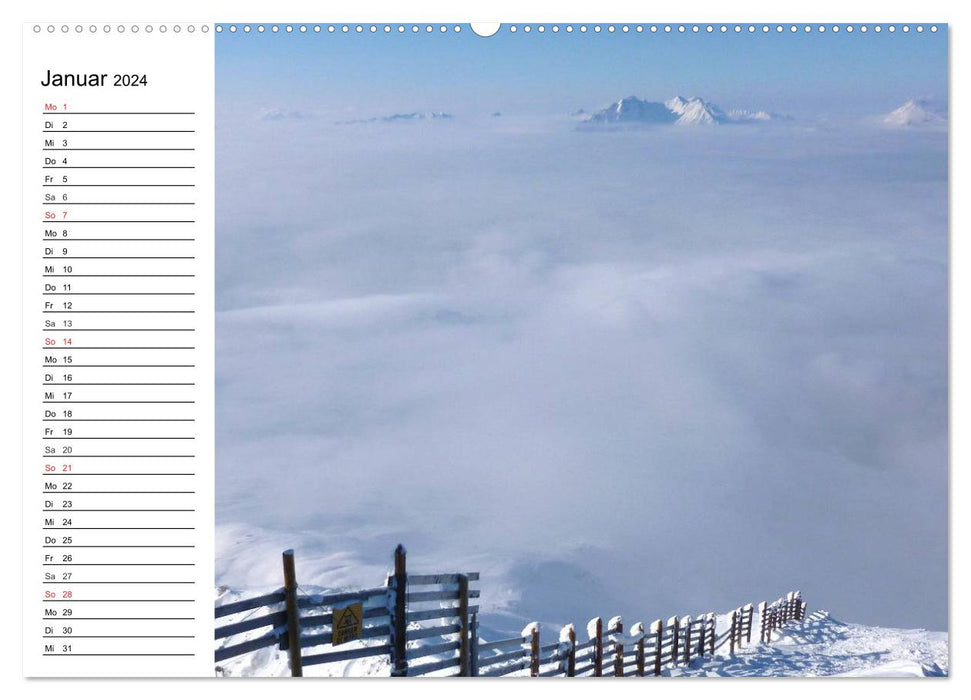 Wintermärchen. Landschaften im Schnee (CALVENDO Premium Wandkalender 2024)